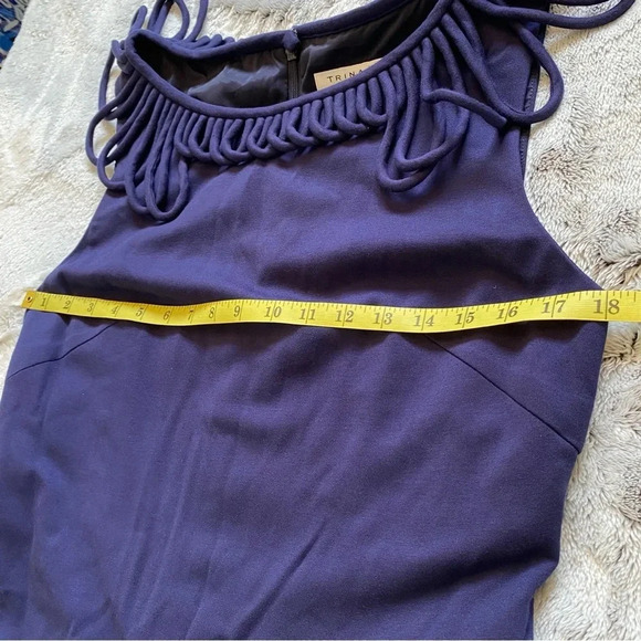 Trina Turk Sheath Dress Size 10 Navy Blue New with Tag‎ - Picture 10 of 11